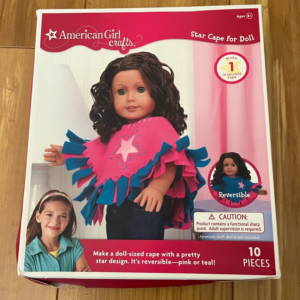 American Girl Pink and Blue Doll Accessory Set